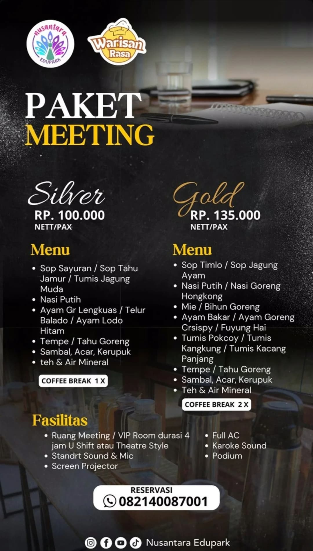 Paket Meeting Gold